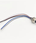 Five Pin A Coded M12 Male Connector Cable 0.5 Meter Straight Back Mount Waterproof Unshielded Socket For Panel Or Cable Install IP67 Sensor Receptacle