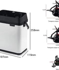 Robust Electric Portafilter Cleaning Station With Integrated Knock Box For Weekend Warriors And Cafe Pros Knocks Out Wet Pucks Instantly, 258mm tall