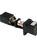 Pro Grade High Precision Electric Linear Guide Rail System With Stepper Motor Ball Screw Motion Module Ultra Silent And Smooth Linear Motion Auto Self Aligning Cross Actuator Great For Precise Positioning And Heavy Duty Use, black