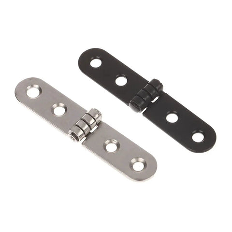 76 By 15 Mm 180 Degree Foldable Iron Hinges For Cabinets Desks And Wooden Boxes With Smooth Burr Free Edges Heavy Duty Build Pre Drilled Holes