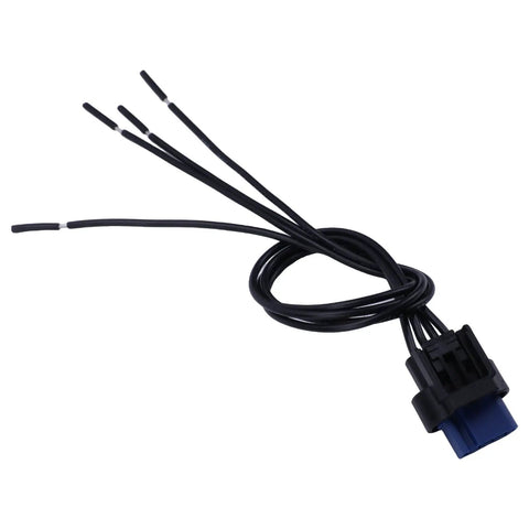 Plug And Play Grille Shutter Actuator With Solenoid Connectors Kit For Chrysler Pacifica 2017 To 2018 wiring connectors close-up.