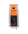 Built Tough HVAC Control Damper Actuator 230V 40Nm Heavy Duty Valve Drive Motor with wiring details.