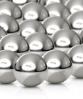 G25 Chrome Steel Bearing Balls 3/8 Inch Precision Spheres heavy duty industrial parts, shiny chrome steel design.