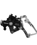 Front Derailleur Clamp On Three Speed For Mountain And Road Bikes With Top Or Bottom Routing Adjustable 31 8Mm To 34 9Mm Clamp Size
