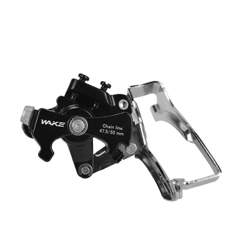 Front Derailleur Clamp On Three Speed For Mountain And Road Bikes With Top Or Bottom Routing Adjustable 31 8Mm To 34 9Mm Clamp Size