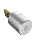 Zero Fuss Keyless Entry Setup With This Game Changing Smart Lock Featuring Lightning Fast Fingerprint Scanning And A Super Sturdy Electronic Cylinder For Flawless Door Security, showing a sleek electronic cylinder in silver.