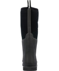 Back view of Site Crew Approved Professional Heavy Duty Mens Steel Toe Work Boots Featuring Triple Rubber Toe Caps And Nonslip Rubber Outsoles For The Daily Grind.