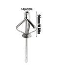 Lightweight Aluminum Blind Rivets Kit With Steel Mandrel For Auto Marine And DIY Projects, shown with dimensions 6.4x20mm