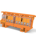 Side view of Go To Connection Terminal Set With 225 Pieces And 4 Mounting Adapters For All Conductor Types In L Boxx Mini Case