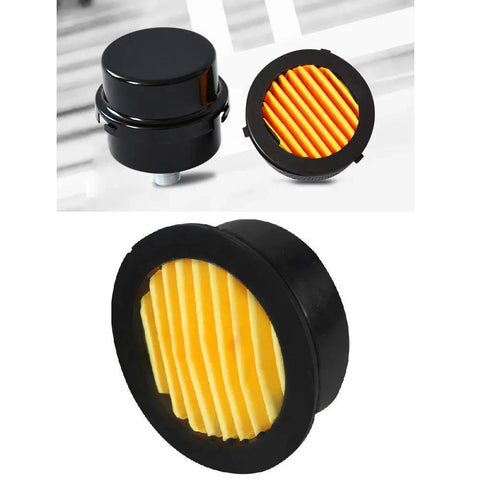 Two Pack Air Compressor Silencer Filter Metal Intake Noise Muffler Half Inch Pipe Thread 20mm For Oil Less Air Compressor