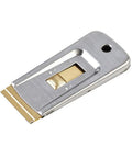 Razor Blade Scraper Tools Set With Five Replaceable Single Edge Blades, metal holder for multi-surface use.