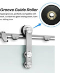 Two Piece U Groove Round Pulley 0.4x2.0x0.7in Nylon Coated Wheel With 380kg Load Capacity For Doors Windows Drawers Hardware Durable Sliding Support Smooth Operation For Quiet Reliable Sliding And Easy Installations on glass sliding door track