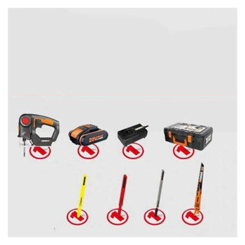 No Sweat Cordless Jigsaw And Reciprocating Saw Combo For Badass Wood And Metal Cuts Lightweight Compact Design with tools and accessories.