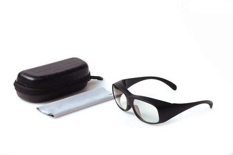 Heavy Duty Laser Safety Glasses Offering Smooth Operator Clarity And Top Shelf Protection Purpose Built For 2940nm Erbium Pro Machines and case.
