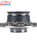 Side view of Rear Wheel Bearing And Hub Assembly Non ABS Pair for Audi A3 2006-2020, metallic with 5-lug design.