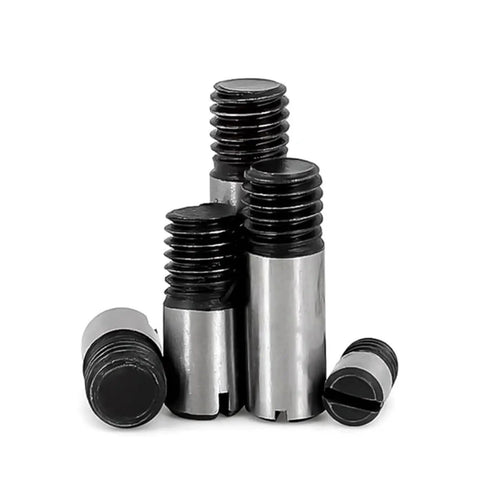 Heavy Duty Industrial Grade M4 To M20 Slotted Headless Set Screws And External Thread Dowel Pins For Precision Alignment, Pack of 5