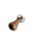 53.35mm Espresso Tamper With Wood Handle And Food Safe Stainless Steel Base for 54mm Baskets, Italian Made, side view