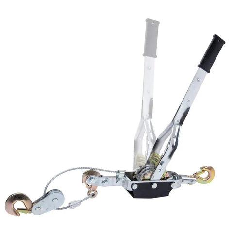 Beast 5 Ton Heavy Duty Come Along Winch With 3 Hooks And 2 Gears Power Puller for lifting and recovery, steel construction