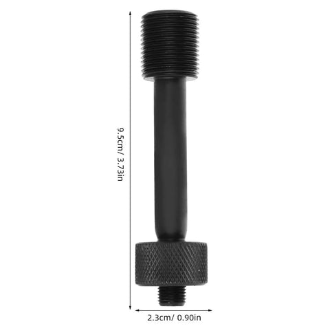 Hydraulic Punch Kit With Locking Rod Cap For Electrical Conduit Holes And Metal Sheet Knockouts, black metal rod component.