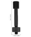 Pro Grade Heavy Duty Hydraulic Tie Rod Punch Kit With Lock Cap for electrical conduit, close-up of black hydraulic tool part