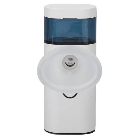 Portable Eye Hydration Mister With USB Rechargeable Power, Ultra Fine Atomizer For Eyes, compact white unit with mist nozzle