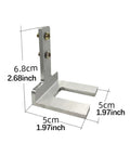 Electric Hot Knife Cutter With Slotting Tool For Small DIY Cutting Projects Pro Grade Wear Resistant Metal Heat Cutter With Built In Ruler For Accurate Clean Cuts Smooth Sled Motion And Replacement Parts Ready For Quick Fixes, 6.8cm metal slotting tool