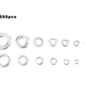 Go To Pro Grade 260 Piece Stainless Steel Spring Lock Washers Kit With Anti Rust Gaskets And Retaining Rings Assortment overview