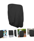 Garden Furniture Cover for Outdoor Table and Chairs, Weather Resistant Protective Shield for Patio, in foldable display.