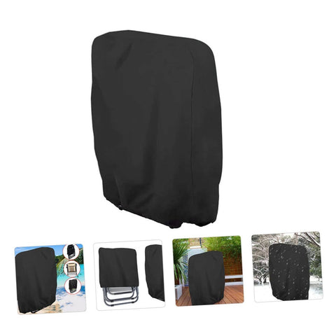 Garden Furniture Cover for Outdoor Table and Chairs, Weather Resistant Protective Shield for Patio, in foldable display.