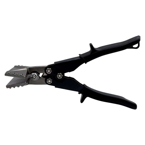 Three Inch Straight Hand Seamer With Cushioned Leverage Handles Drop Forged Nickel Plated Jaws, 3-Inch Wide, HVAC Tool