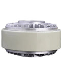 Side view of Hollow Shaft Magnetic Powder Brake 50 Nm for Industrial Equipment and Machinery, featuring a durable metal casing
