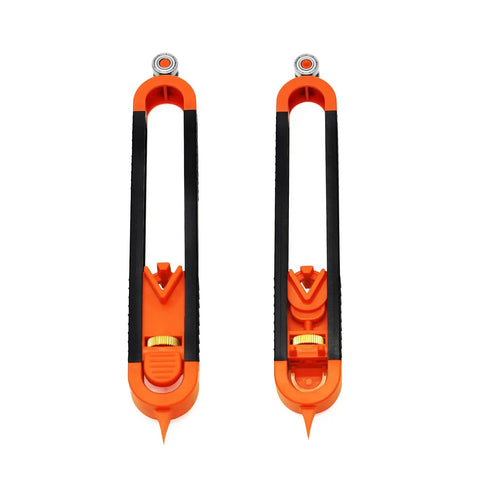 Slick Dual Sided Contour Gauge And Profile Scribe Tool With Tight Grip Lock for precise edge tracing, featuring a dual design.