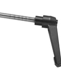 Adjustable clamping lever handle with M8 x 50mm stainless steel threaded stud and black lever