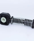 10mm Bowden cable end catch clip, part of Pair Of Bowden Cable End Catch Clips 10mm And 8mm For VW Polo Jetta Golf And Audi A1 A3 TT B6 B7 Manual Gearbox Shift Linkage Repair Kit Durable ABS Construction No Fuss Easy Install, showing coiled spring and plastic body