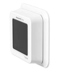 No Sweat Wiring Z Wave Plus Programmable Touchscreen Thermostat Featuring Smartstart Automation In Crisp White.