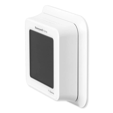 No Sweat Wiring Z Wave Plus Programmable Touchscreen Thermostat Featuring Smartstart Automation In Crisp White.