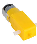 TT geared motor for Omni Wheel Set For DIY Smart Robot Car with yellow casing, side view
