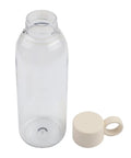 Leakproof Sports Water Bottle With Handle For On The Go Hydration, Clear Plastic Gym Bottle For Hiking And Outdoor Camping, 650ml with cap