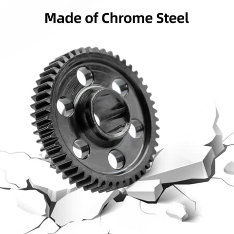 Chrome Steel 0.5M 49T Spur Gear For Arrma Granite Mojave Typhon Grom Losi RC Trucks with smooth surface