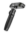 High Precision Portable Handheld 3D Scanner With Knockout Zero Point One Mm Accuracy And Straight Fire 30 Fps Capture side view of sleek black body and ergonomic grip.