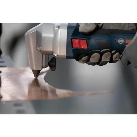 18V 16 Gauge Nibbler With Brushless Motor And Rotating Die Holder cutting sheet metal for versatile use in roofing, ducts, panels
