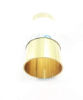 Brass Shim Stock Roll 6 Inch By 100 Inch 0.008 Inch Thick For Precision Machining And Calibration displayed on white background