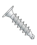 Heavy Duty Steel Self Drilling Screws, Zinc Plated Wafer Head And Phillips Drive, Number 12 Thread 2 Inch Length, Pack Of 25 side view