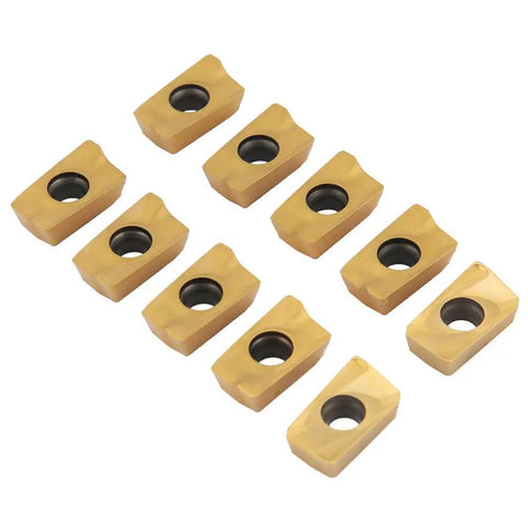 Face Mill Holder For CNC Milling Machine With 400 Rpm Speed 50 22 Shanks Includes 10 Pcs APMT1604 Carbide Inserts