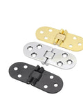 Heavy Duty Folding Table Zinc Alloy Hinges For Cabinet Doors And Furniture Hardware in gold, silver, and black