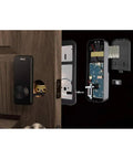 Hardcore Touchscreen Smart Door Lock With Keypad And Bluetooth For One Touch Entry Proximity Phone Unlock internal view