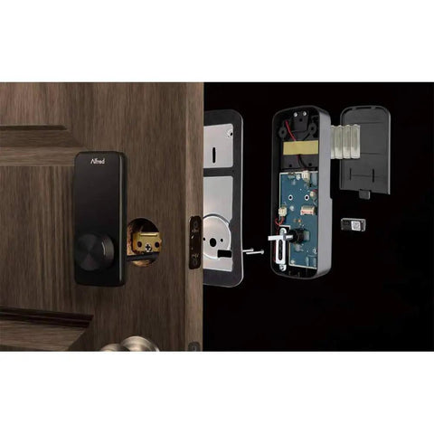 Hardcore Touchscreen Smart Door Lock With Keypad And Bluetooth For One Touch Entry Proximity Phone Unlock internal view