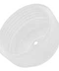 3 Pack Hole Saw Dust Collector Shields Clear Bubble Dome For Ceiling Drilling, transparent polymer shield for drywall debris.