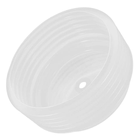 3 Pack Hole Saw Dust Collector Shields Clear Bubble Dome For Ceiling Drilling, transparent polymer shield for drywall debris.