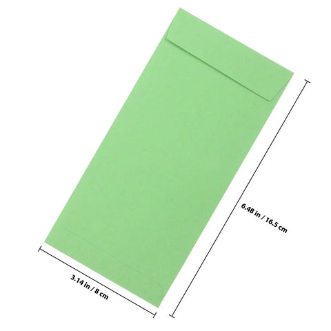 60 Pack Green Kraft Paper Coin Envelopes Self Seal With Double Adhesive Vintage Style Envelopes For Invitations Cards Business Mail Office Supplies